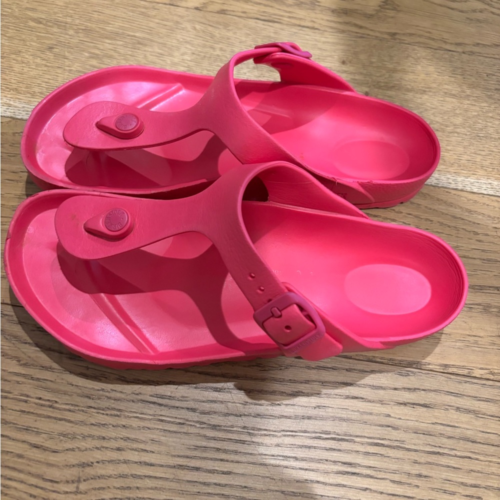 Birkenstock Pink Gizeh Essentials Sandals